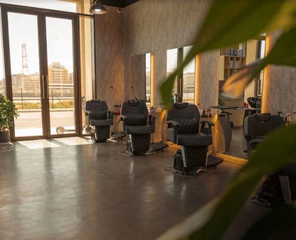 A high-end barbershop for sale in a prime location in Dubai.